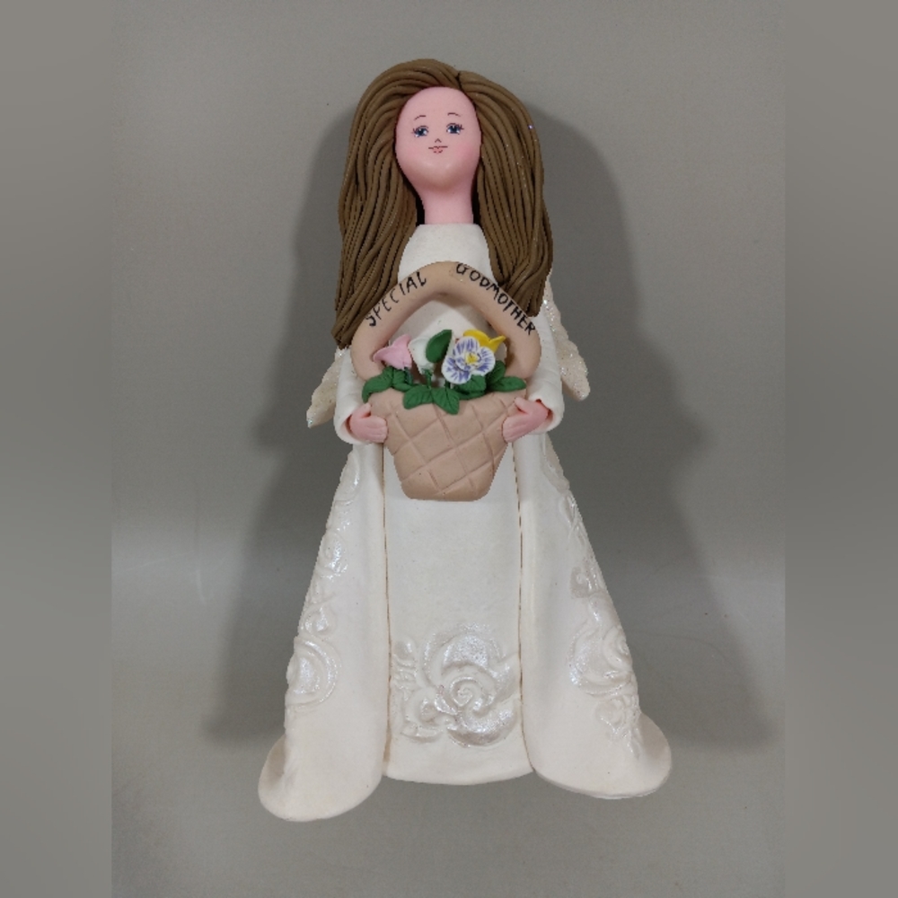 Kneeded Angels Figurine Special Godmother 6051 Soft Clay 2003